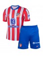 Billige Atletico Madrid Alexander Sorloth #9 Hjemmedraktsett Barn 2024-25 Kortermet (+ Korte bukser)